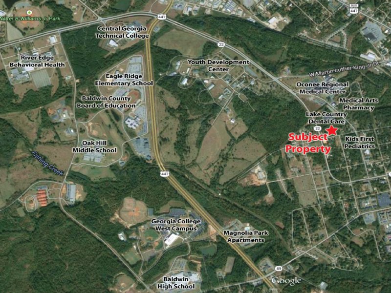 1 Acre Lot Next To Medical Center : Milledgeville : Baldwin County : Georgia