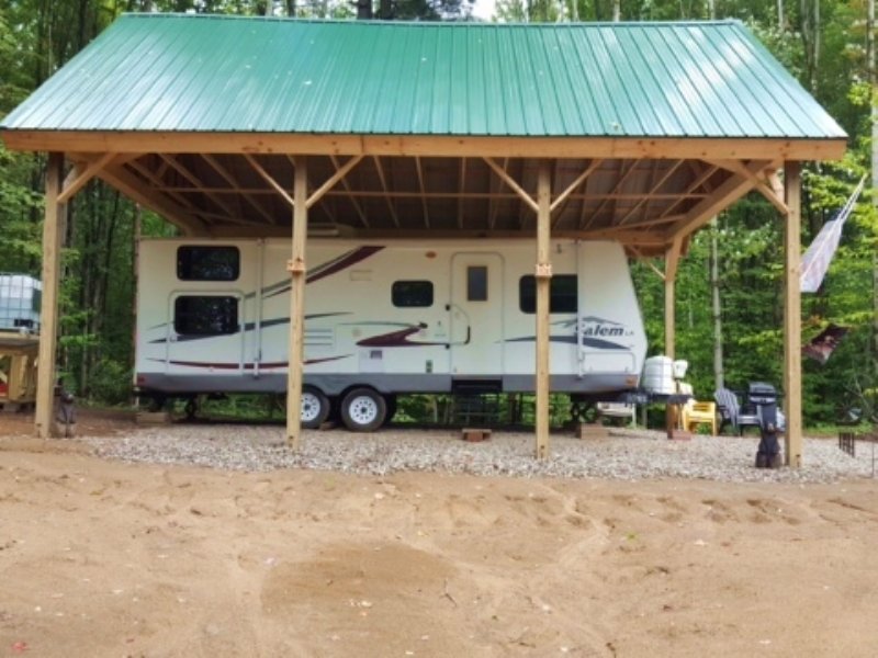 5 Acres Camper and Pole Barn : Annsville : Oneida County : New York