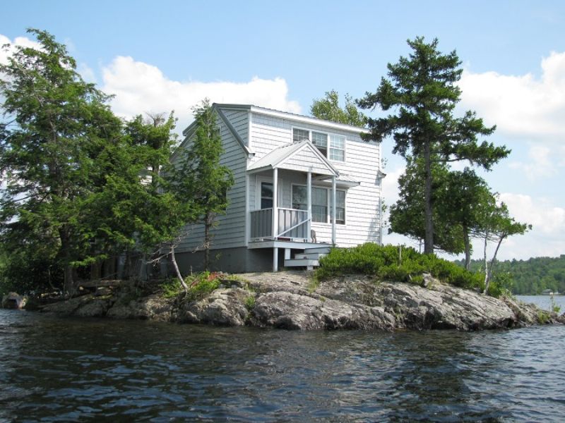 Phoebe Island +mainland Getaway : Bowerbank : Piscataquis County : Maine