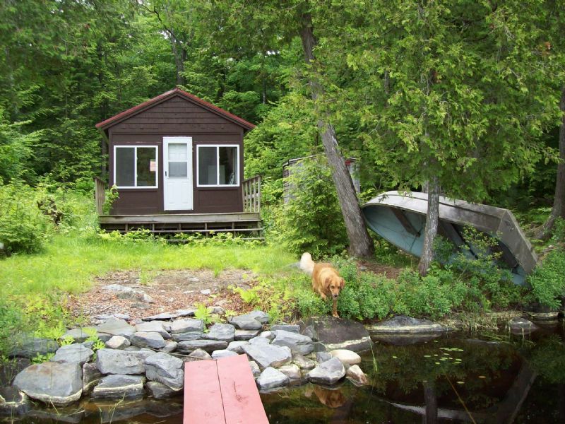 Rustic Cabin Second Davis Pond : Willimantic : Piscataquis County : Maine