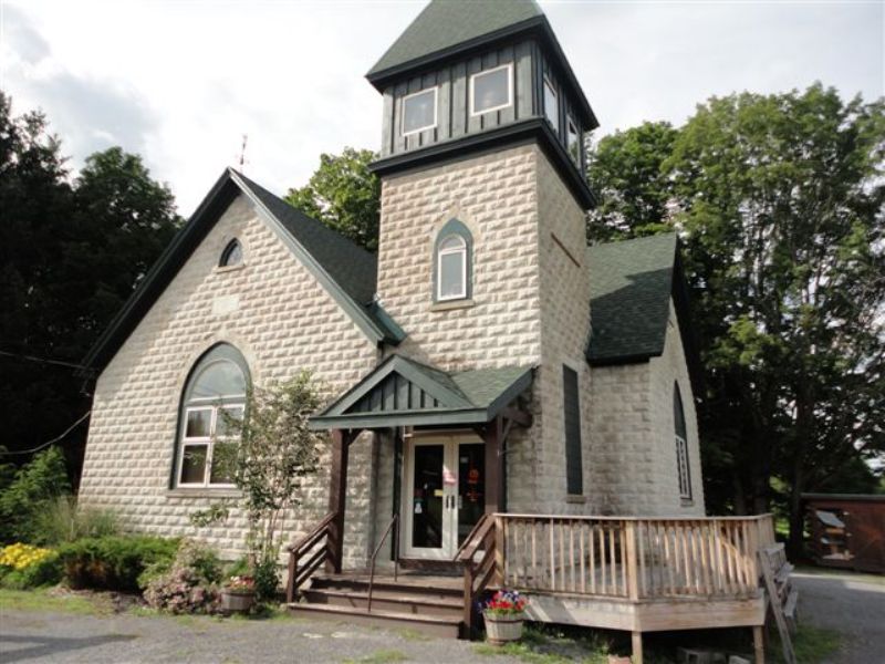 Beautifully Restored, Stone Church : Western : Oneida County : New York