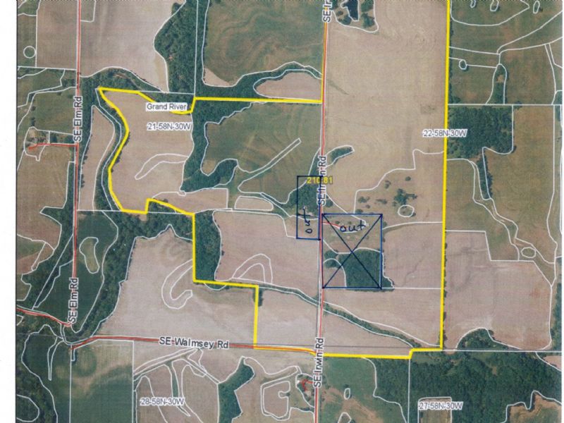 206 Acres M/l Crop Farm : Cameron : DeKalb County : Missouri