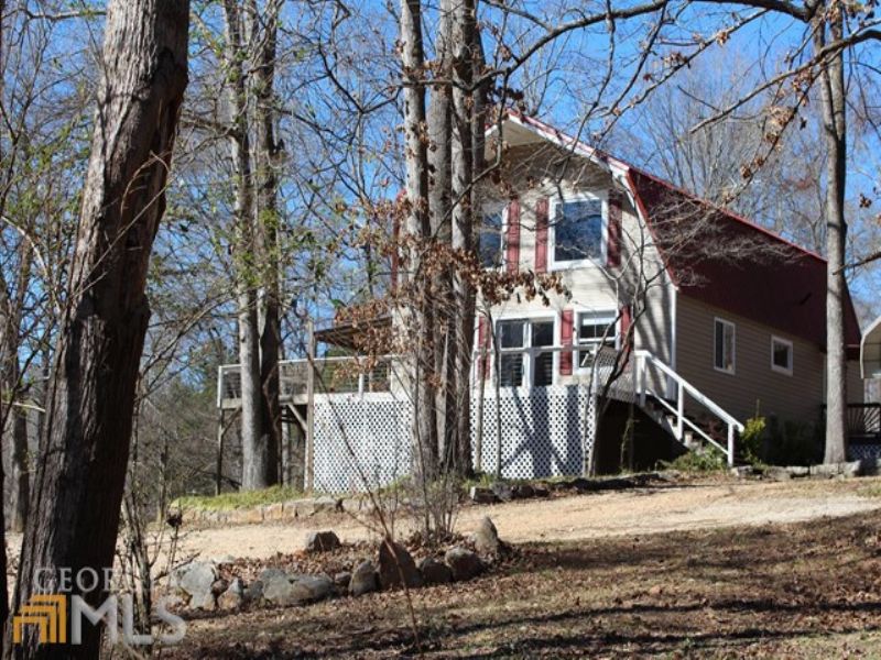 Lodge Style Home On 9 Acres : Monroe : Walton County : Georgia