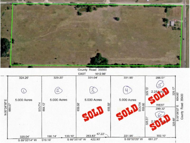 5 Acres Of Land for Sale : Sumner : Lamar County : Texas