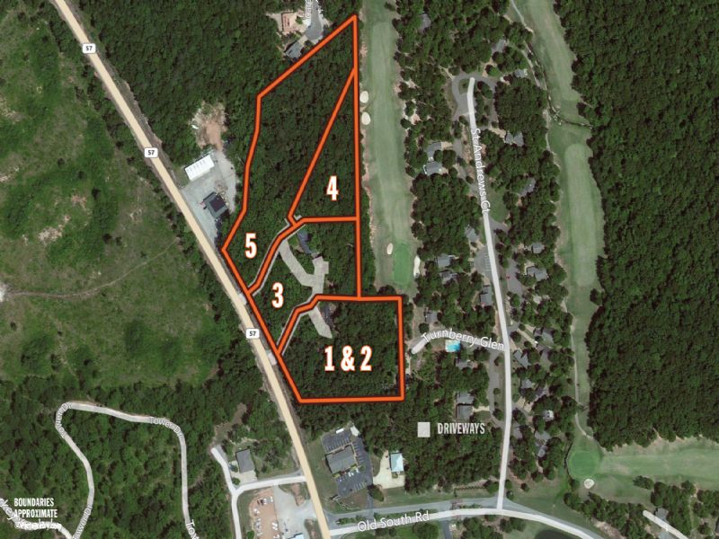 10.13 Ac in 5 Tracts On Hwy 57 : Counce : Hardin County : Tennessee