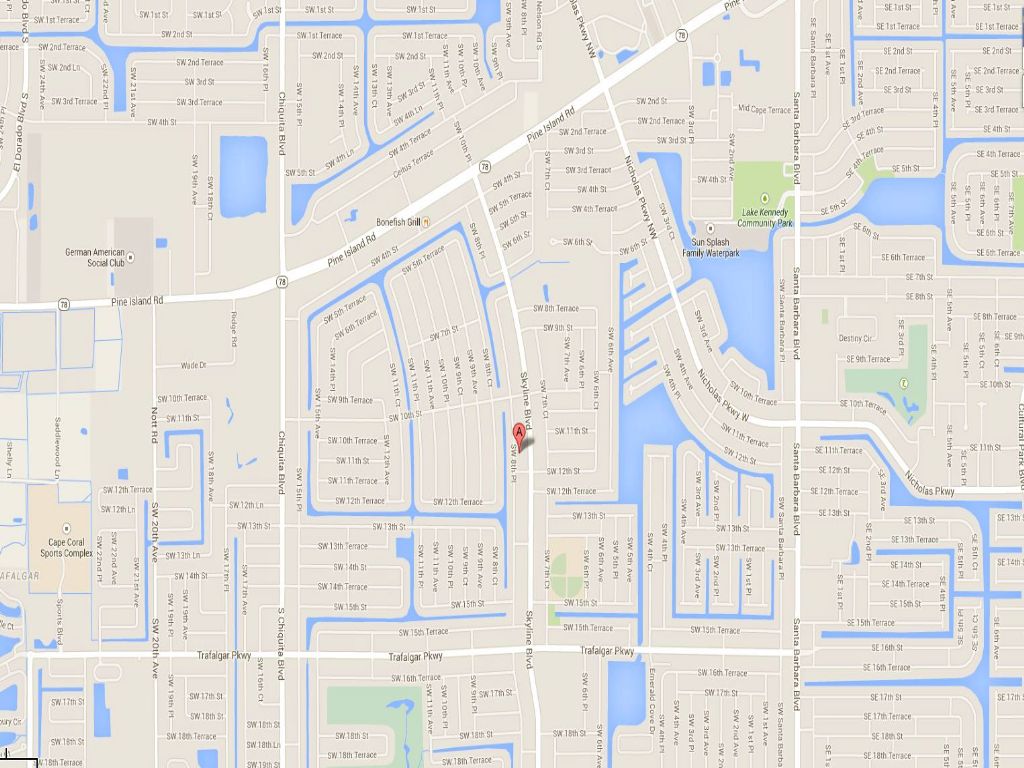 Building Vacant Residential Lot : Cape Coral : Lee County : Florida