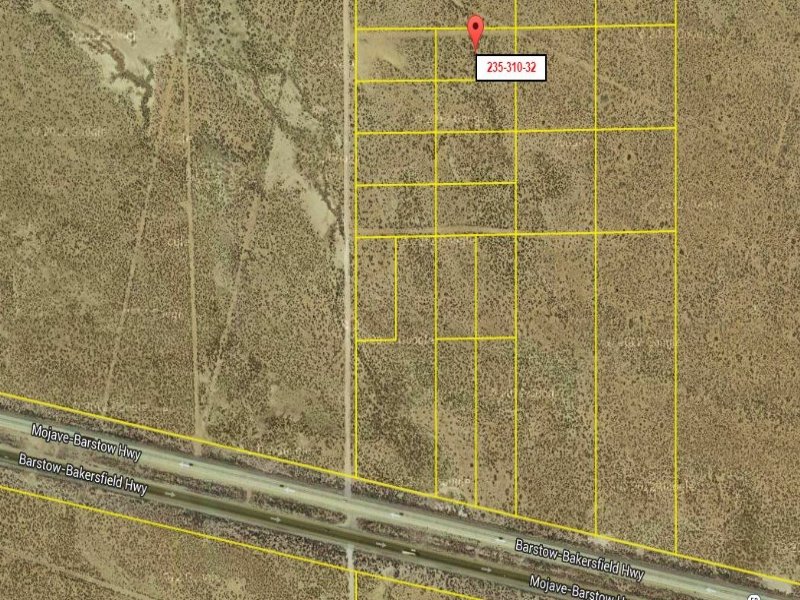 1.25 Acre Residential Lot for Sale : Mojave : Kern County : California