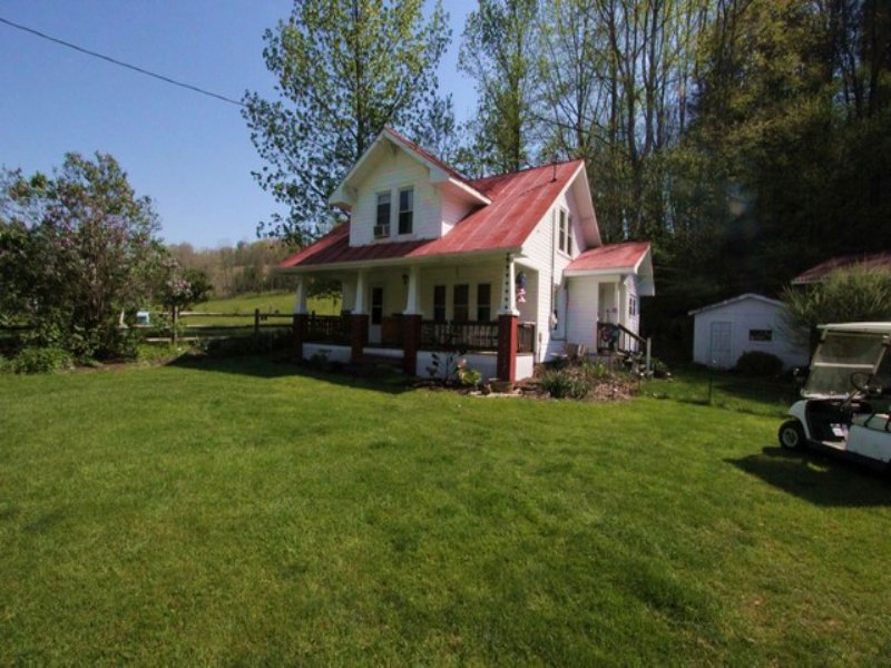 Home On Trout Stream Near Ghp : Mouth Of Wilson : Grayson County : Virginia