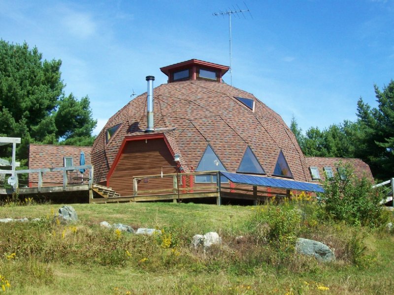 Great Pond Geodesic Dome : Franklin : Hancock County : Maine