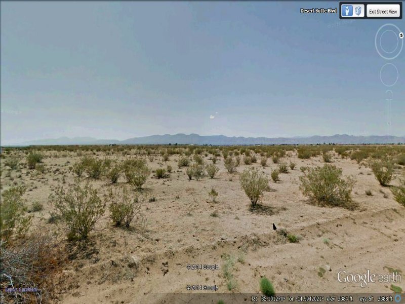 0.24 Acre Lot On Dirt Road : California City : Kern County : California