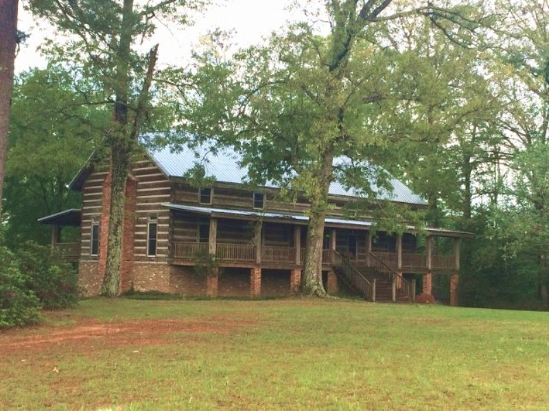 Rustic Log Home On 80 Acres, Amite : Liberty : Amite County : Mississippi