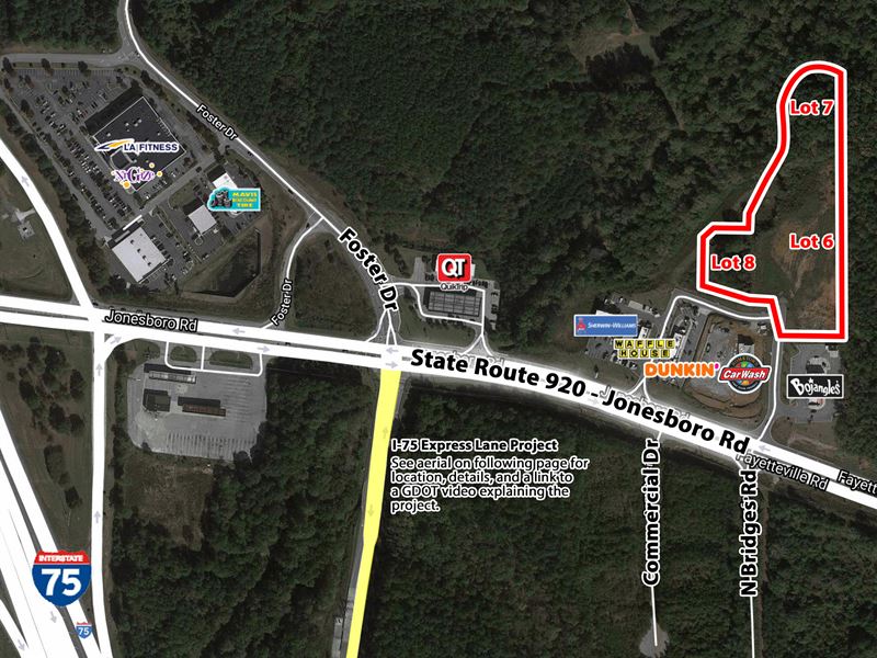 Hotel Site & Outparcels : McDonough : Henry County : Georgia