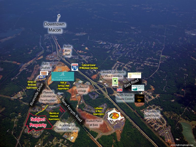 24 Acre Development Site : Macon : Bibb County : Georgia