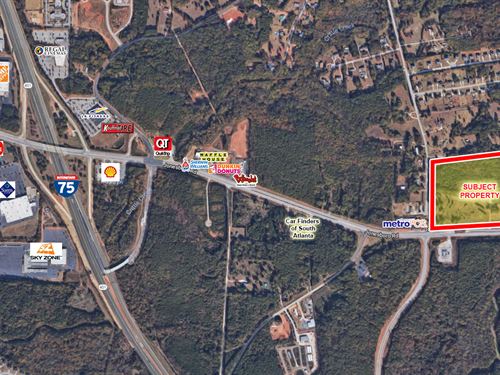 30+ Acre Corner Lot : McDonough : Clayton County : Georgia