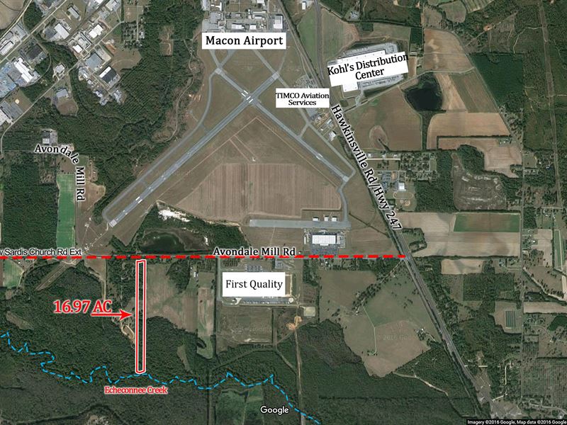 Reduced, Investment Property, 17 Ac : Macon : Bibb County : Georgia