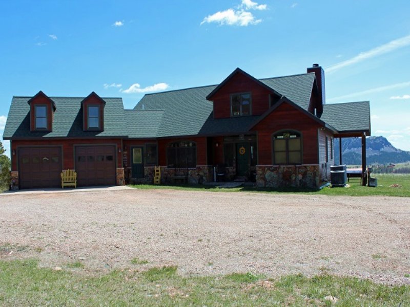 Beautiful House On The Hill : Sundance : Crook County : Wyoming