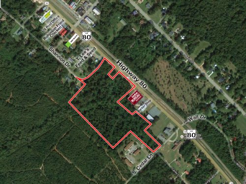 Hwy 80 - 15.5 Ac : Jeffersonville : Twiggs County : Georgia