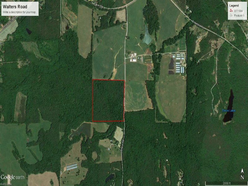 56 Ac Recreational Tract, Timber : Barnesville : Lamar County : Georgia