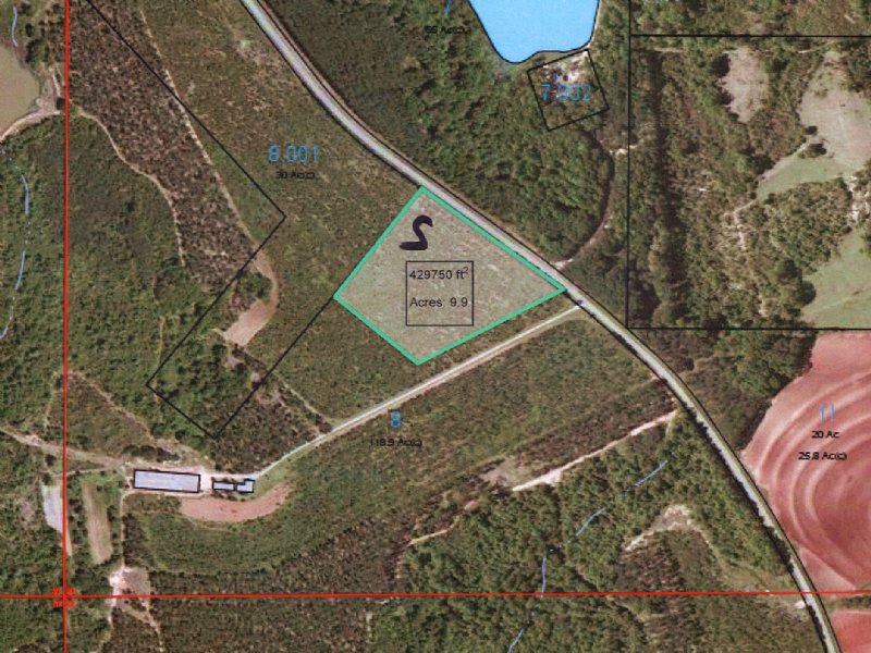 10 Acres with Paved Road Frontage : Banks : Pike County : Alabama