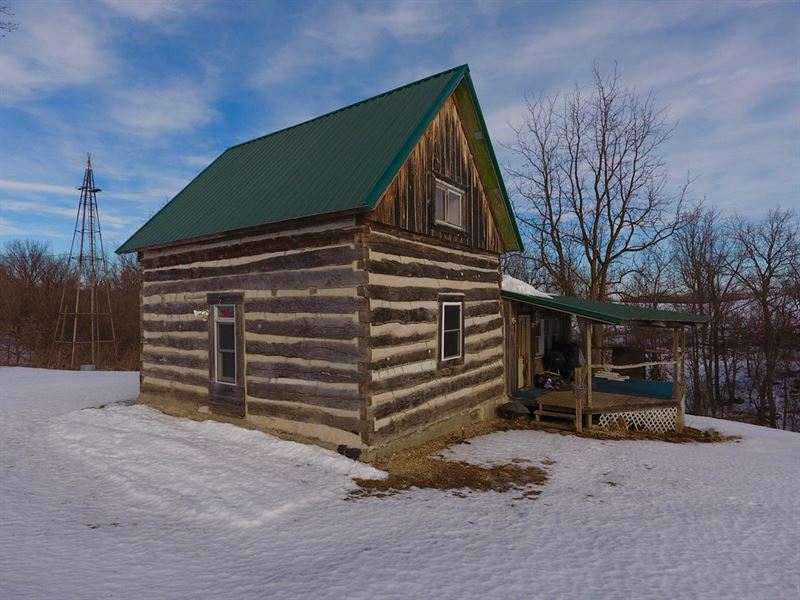 Rustic Cabin Getaway In Sw Wi Land for Sale in Eastman, Crawford