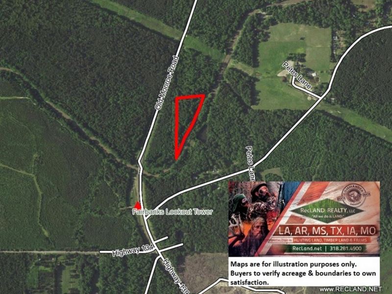 6.2 Ac - Wooded Tract Along Bayou W : Swartz : Morehouse Parish : Louisiana
