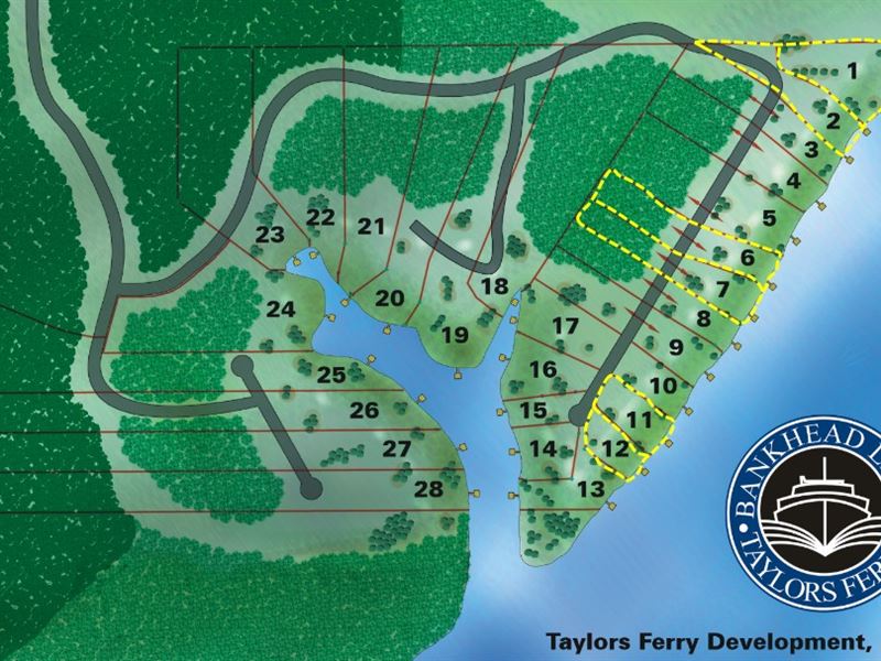 6 Waterfront Lots Wholesale : Parish : Walker County : Alabama