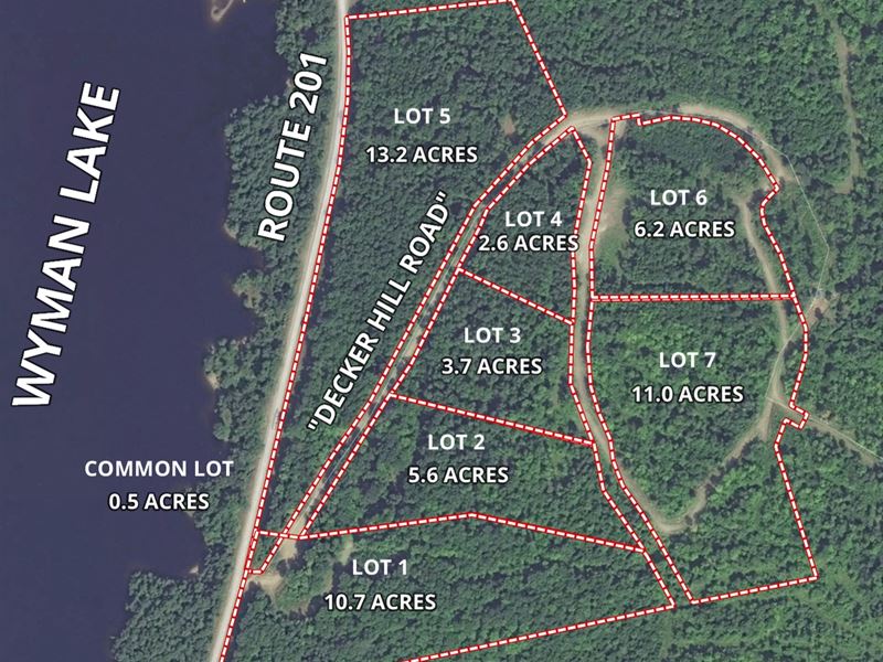 Lot 6 Decker Hill Road : Moscow : Somerset County : Maine