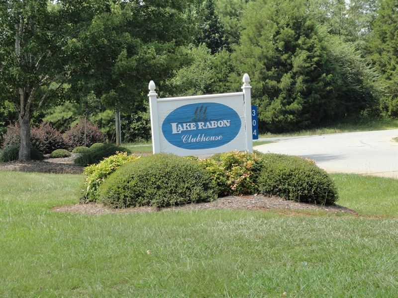 Lake Rabon Waterfront Lot Land for Sale in Laurens, Laurens County
