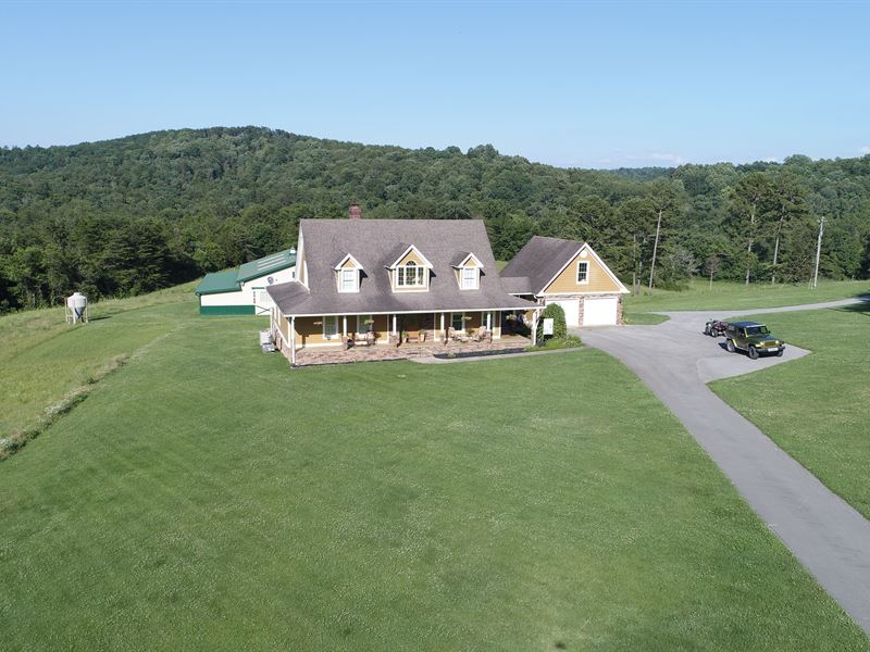 House & 68 Acres, Very Private, Land for Sale by Owner in Kentucky 
