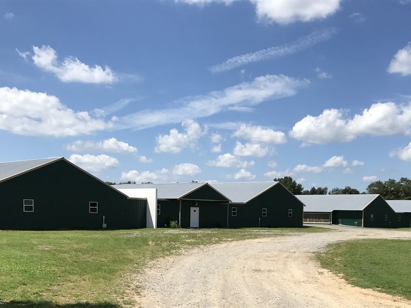 4 House Breeder Farm On 74+/- Acres : Boaz : Marshall County : Alabama