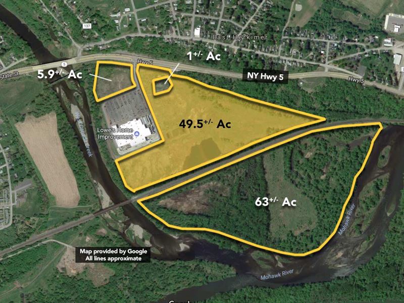 49.50 Ac Lowe's Outparcel. : Herkimer : Herkimer County : New York