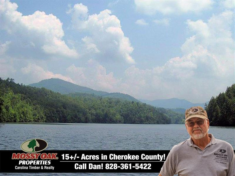 15 Acres Lakefront : Murphy : Cherokee County : North Carolina