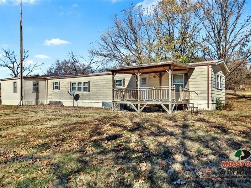 Singlewide Trailer on 1.2 Acre : Sycamore : Montgomery County : Kansas