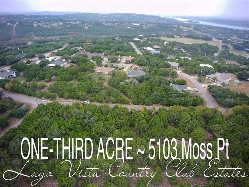 .36 Acres in Travis County : Lago : Travis County : Texas