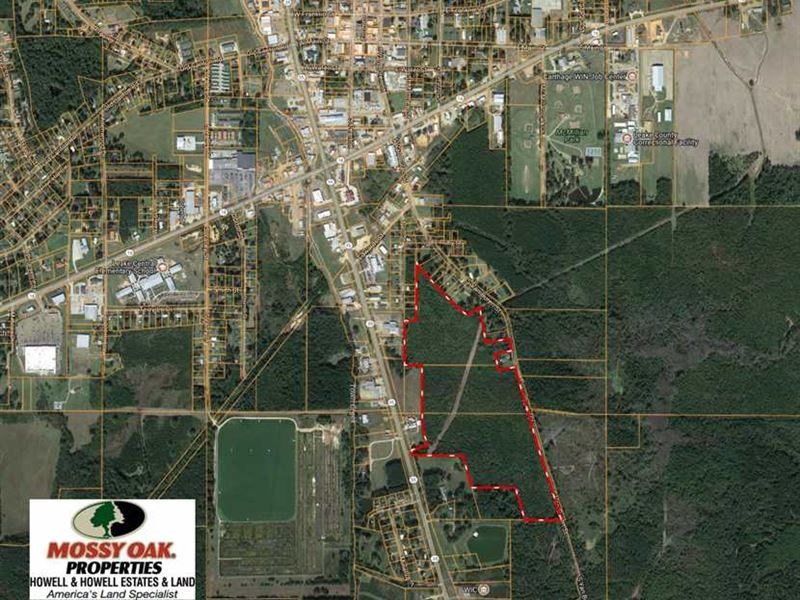 74 Acre Commercial, Developmen : Carthage : Leake County : Mississippi