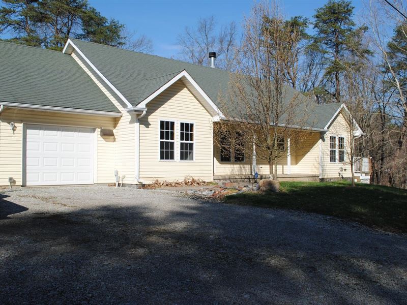 House on 5 Acres for Sale, Scott Co : Scottsburg : Scott County : Indiana