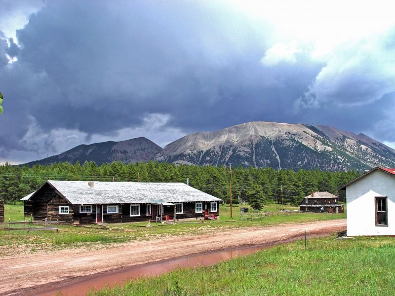 Historic Settlement On Old La Veta : La Veta : Huerfano County : Colorado