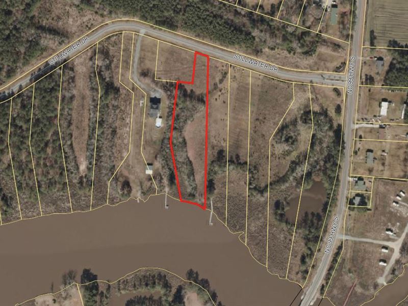 2.17 Acre Waterfront Homesite : Belhaven : Beaufort County : North Carolina