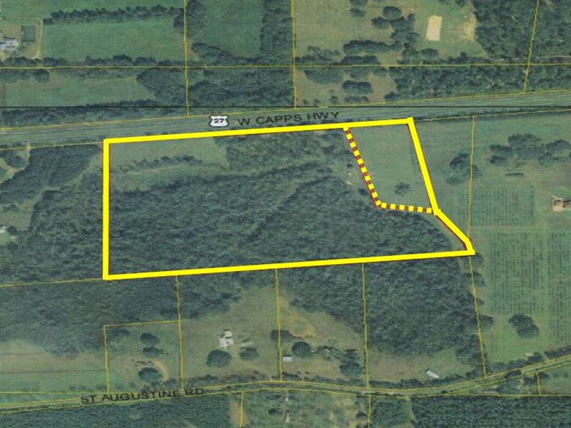42 Acres On Us Hwy 27 : Monticello : Jefferson County : Florida