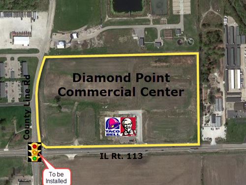 Diamond Point Commercial Center : Diamond : Will County : Illinois