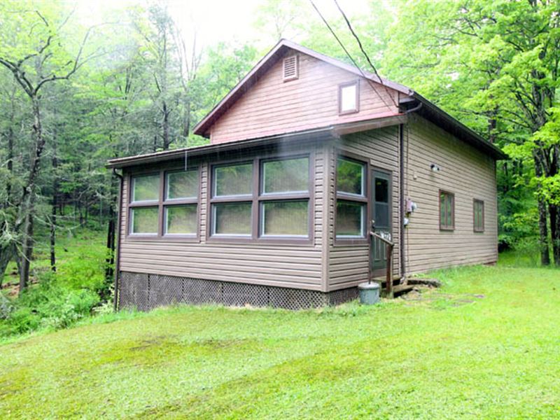28 Acres With Quaint Cabin Land for Sale in Hughesville,