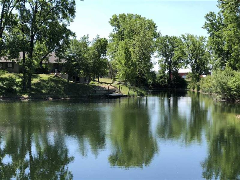 Over 5 Acres with Spring Fed Pond : Pendleton : Madison County : Indiana