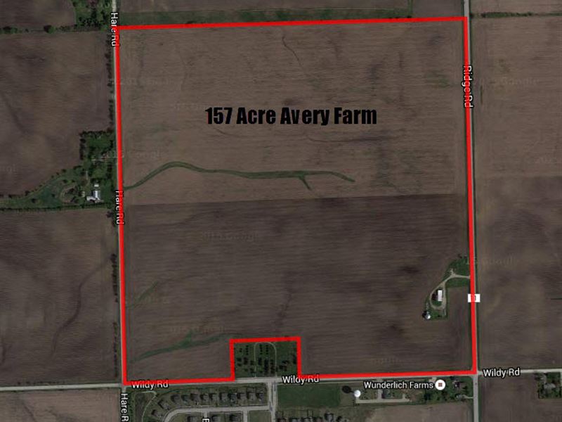 157 Acre Avery Minooka Farm : Minooka : Kendall County : Illinois