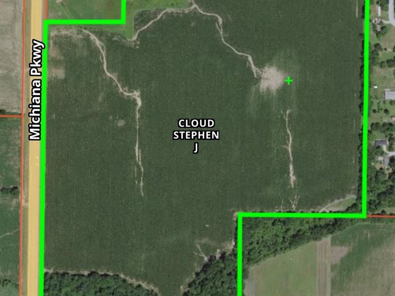Porter Township 96.66 Acres : Union : Cass County : Michigan