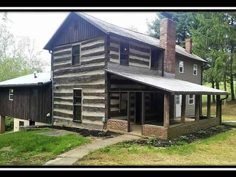 Historic Log Cabin In The Woods Land for Sale in Sugar Grove