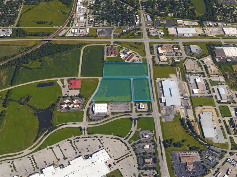 6 Bank Owned Commercial Lots - Bulk : Olathe : Johnson County : Kansas