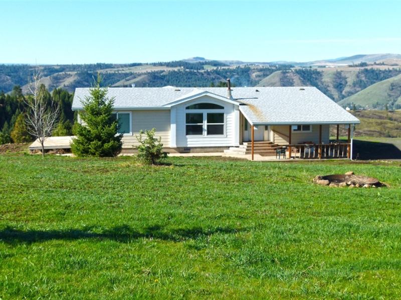 Country Home with 60 Acres for Sale : Kooskia : Idaho County : Idaho