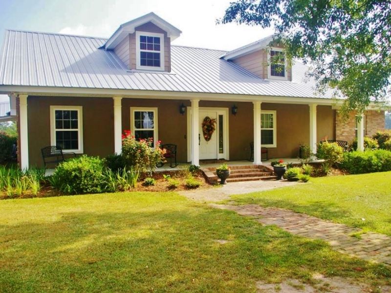3 Br, 2 Bath Home for Sale 238 Acre : Osyka : Pike County : Mississippi