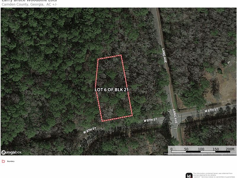 Woodbine Sfr Lot 6, Blk 21 : Woodbine : Camden County : Georgia