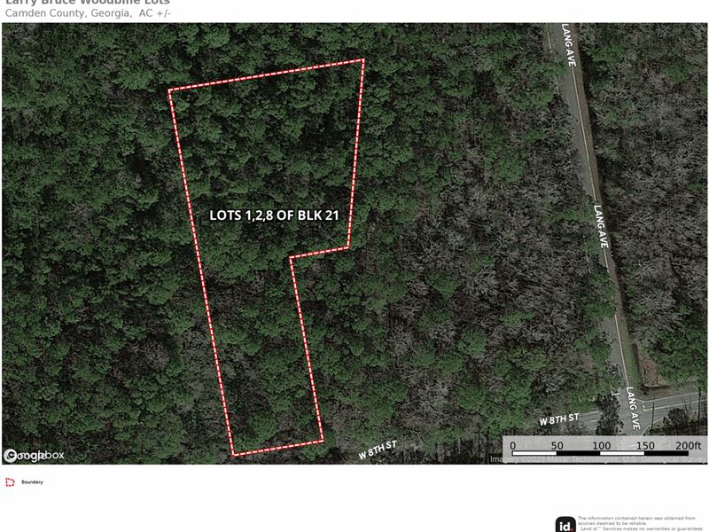 Woodbine Sfr Lots 1,2,8 Blk 21 : Woodbine : Camden County : Georgia